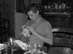 Retrouvailles ARS 2008 - Michel et Lou, son fils